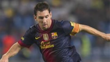 Leo Messi, autor de un hat-trick ante el Raja Casablanca.