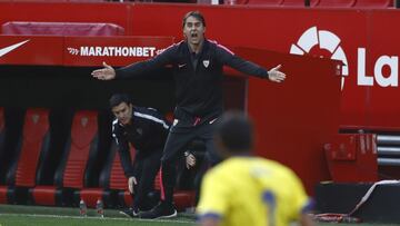 Lopetegui, durante el partido. 