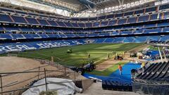El Bernabéu ‘estrena’ verde