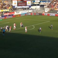 Inteligencia, potencia y calidad: vean la ocurrencia de Odegaard en una falta a más de 35m