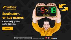 Betfair lanza Sustituto+: tus apuestas nunca se irán al banquillo