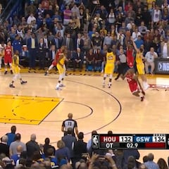 134-132, en casa de los Warriors y 2" para el final: vean lo que hizo Harden