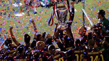 El Bar&ccedil;a levanta la Champions en Berl&iacute;n.