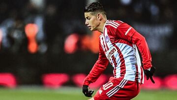 James Rodríguez, volante colombiano de Olympiacos