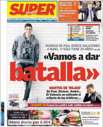 Portadas de la prensa deportiva