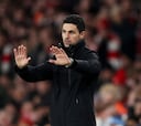 Las estadísticas no acompañan a Arsenal y Mikel Arteta en la Carabao Cup