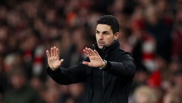 Las estadísticas no acompañan a Arsenal y Mikel Arteta en la Carabao Cup