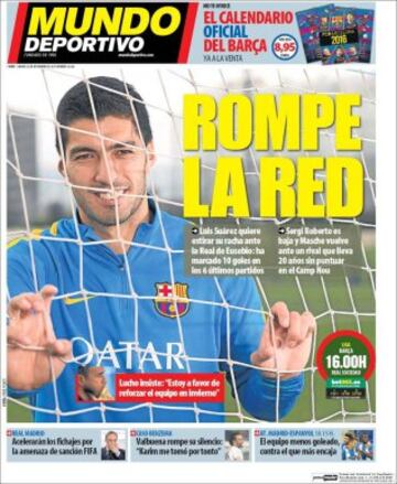 Portadas de la prensa mundial