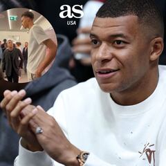 Kylian Mbappé asombrado por la altura de Victor Wembanyama, futuro jugador de la NBA