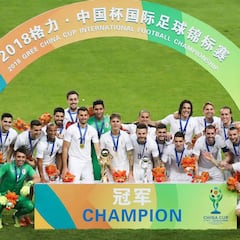 Maxi Gómez gana la China Cup con Uruguay
