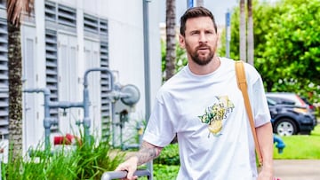 Coach Scaloni says security of the players is the most important thing, as Hurricane Milton bears down on Florida.