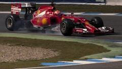 Raikkonen lider&oacute; la primera jornada de pruebas en Jerez.