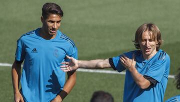 Achraf, candidato para Zidane el sábado en Mendizorroza