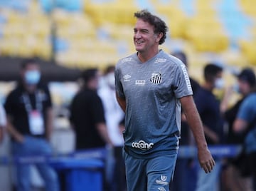 Soccer Football - Copa Libertadores - Final - Palmeiras v Santos - Stadium visit - Estadio Maracana, Rio de Janeiro, Brazil - January 29, 2021 Santos coach Cuca during the stadium visit Pool via REUTERS/Ricardo Moraes