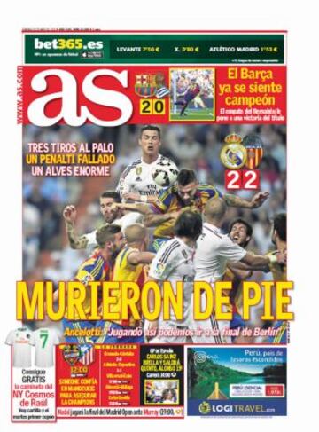 Las portadas de AS de mayo