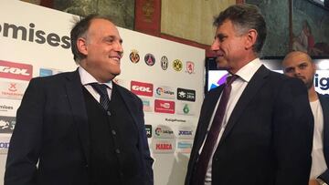 Tebas presentó el XXI LaLiga Promises, que vuelve a Tenerife