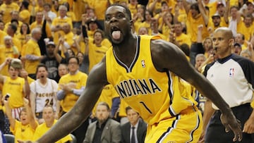 Lance Stephenson, durante su etapa en los Indiana Pacers.