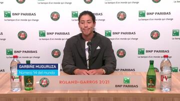 Muguruza: "Desde que he empezado en tierra mi cuerpo no ha estado al 100%"