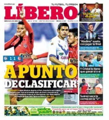 Portadas de la prensa deportiva