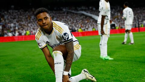 Soccer Football - LaLiga - Real Madrid v FC Barcelona - Santiago Bernabeu, Madrid, Spain - April 21, 2024 Real Madrid's Rodrygo before the match REUTERS/Susana Vera