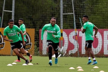 El cuadro verdolaga sigue entrenando para preparar el clásico del fin de semana ante América de Cali en el Estadio Atanasio Girardot.