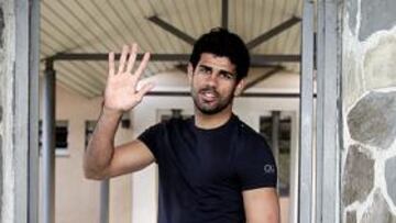 Diego Costa apareció y llegará a Madrid entre hoy y mañana