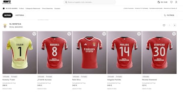 Retiran la ‘camiseta del insulto’ de Prestianni de una subasta cuando se pagaban 1.000 euros por ella