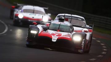 Los Toyota en Le Mans.