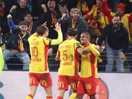 Wesley Said celebra un gol.