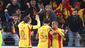 Wesley Said celebra un gol.