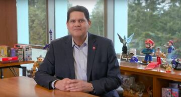 Reggie Fils-Aime, en su oficina de Nintendo