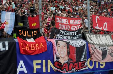 Gran ambiente en la final de la Copa Sudamericana. 