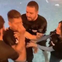 Liverpool goalkeeper Alisson baptises teammate Firmino