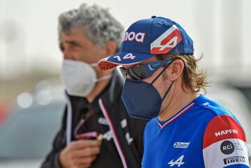 El debut de Alonso con el Alpine en im¨¢genes