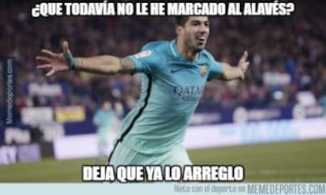 Los mejores memes del 0-6 del Barcelona al Alavés