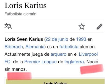 Burlas hacia Karius en Wikipedia.