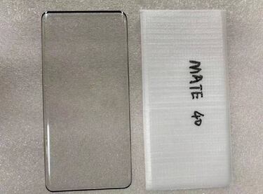 Huawei Mate 40: el cristal frontal revela una pantalla en cascada muy bien aprovechada