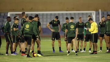 Entrenamiento de Las Palmas.