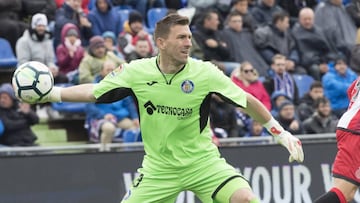 Guaita con el Getafe.