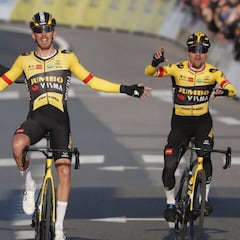 Hazaña de época del Jumbo con Laporte, Roglic y Van Aert