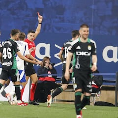 El Real Zaragoza alega por la tarjeta roja a Dani Gómez