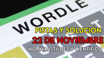 Wordle 22 de noviembre