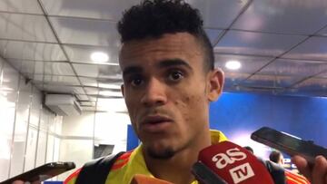 Luis Díaz después del partido