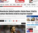 Mirror: Keylor intentó "resucitar" el martes su fichaje por el United