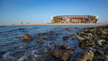 80% of seating at Ras Abu Aboud stadium now complete