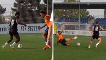 Casemiro no hace prisioneros y Vinicius se lo pone fácil a Militão