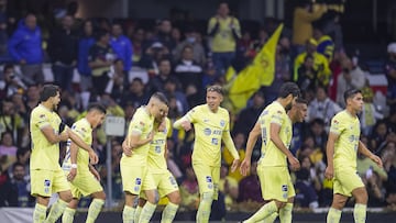 Richard Sanchez celebrates his goal 4-0 of AMerica during the game America vs Mazatlan FC, corresponding to Round 04 of the Torneo Clausura 2023 of the Liga BBVA MX, at Azteca Stadium, on January 28, 2023.
<br><br>
Richard Sanchez celebra su gol 4-0 de America durante el partido America vs Mazatlan FC, Correspondiente a la Jornada 04 del Torneo Clausura 2023 de la Liga BBVA MX, en el Estadio Azteca, el 28 de Enero de 2023.