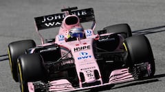Checo Pérez termina 11° en los primeros libres del GP de España