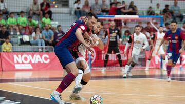 Resumen y resultado de ElPozo-Bar?a: Liga espa?ola de f¨²tbol sala