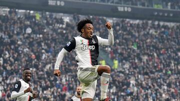 Juan Cuadrado anotó un gol en la victoria 2-0 de la Juventus ante Brescia.